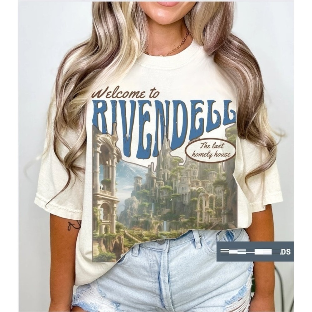 Welcome To Rivendell The Last Homely House Classic Unisex Retro T-shirt